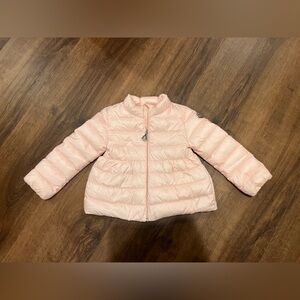 Moncler Light Pink Kids Puffer Jacket